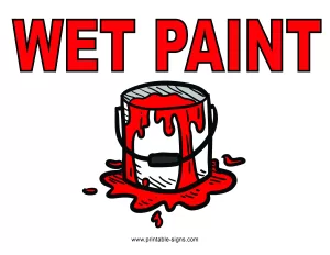 Printable Wet Paint