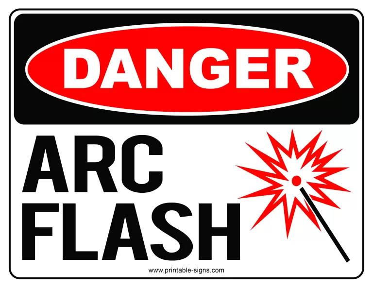 Arc Flash Sign