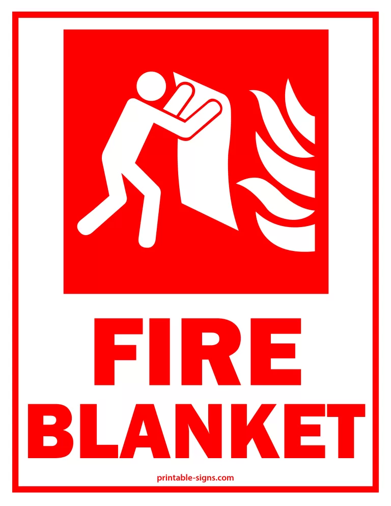 Fire Blanket Sign